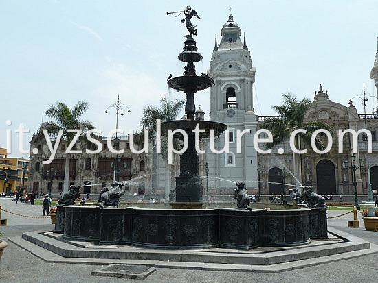 Large Bronze Fountain